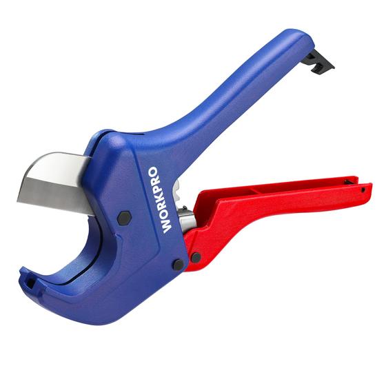 Imagem de Cortador de tubos WORKPRO Ratchet PVC de até 42 mm para PEX, PVC, PPR