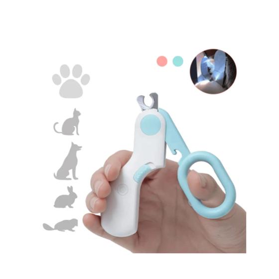 Imagem de Cortador De Unha Pet Alicate Com Luz Led Para Cães E Gatos