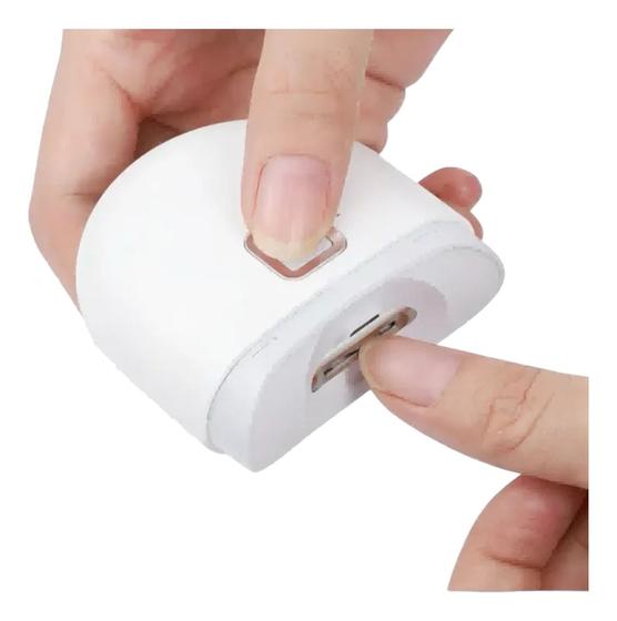 Cortador De Unhas Elétrico Automático Recarregável Com Luz Menor preço em Cortador De Unhas Elétrico Automático Recarregável Com Luz