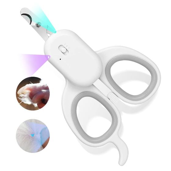 Imagem de Cortador de Unhas PAKEWAY para Pets com Luz LED - Cães, Gatos e Coelhos