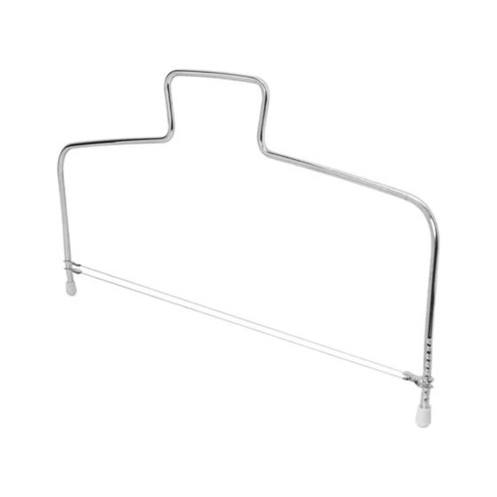 Imagem de Cortador Fatiador 32 Cm De Bolo Aço Inox Com 2 Níveis Ajuste