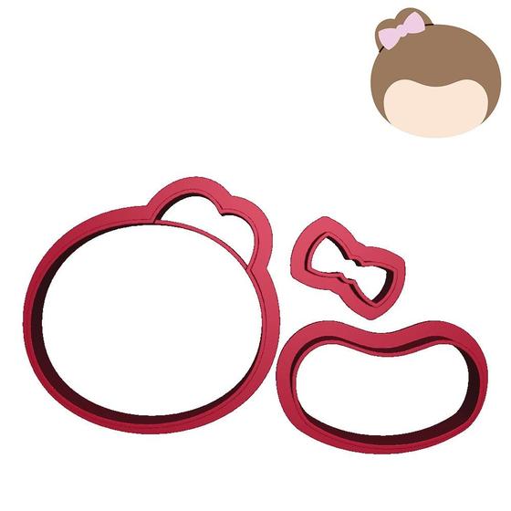 Imagem de Cortador Modular Cabeça Bailarina com Coque Ballet