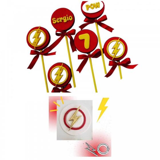 Imagem de Cortador Super Heróis - Logo do Flash 5cm