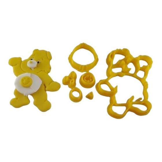 Imagem de Cortador Ursinhos Carinhosos - Urso Amarelo 8cm