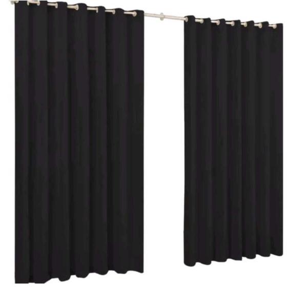 Imagem de Cortina 5,00 x 2,20 Decorativa Tecido Microfibra