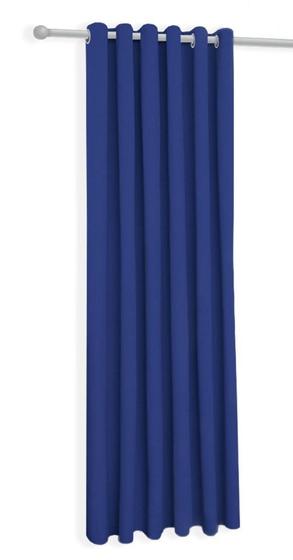 Imagem de Cortina Azul-Royal Cromada Oxford Uma Folha 150X230