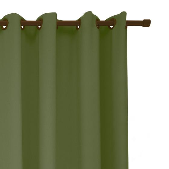 Cortina Barcelona Para Sala Com Ilhos Cromado 2x1,80 Admirare Menor preço em Cortina Barcelona Para Sala Com Ilhos Cromado 2x1,80 Admirare