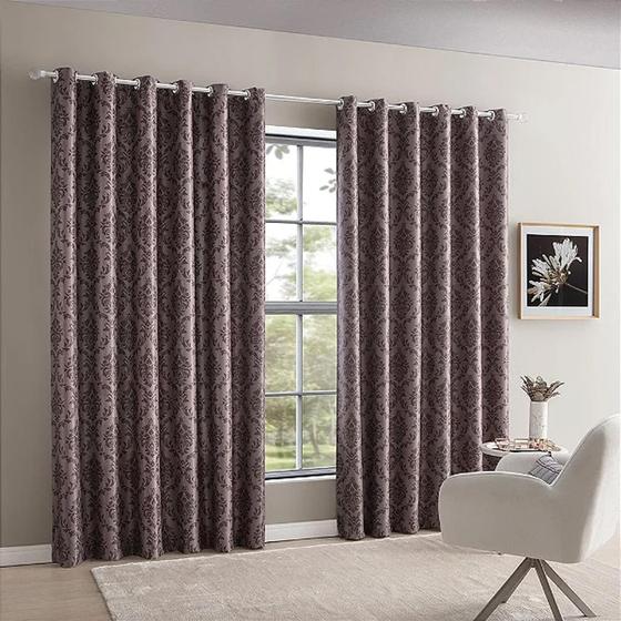 Imagem de Cortina Blackou 2,20x1,80 Jacquard Casa D'oro 256714