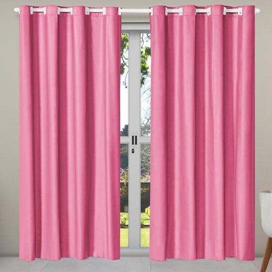 Imagem de Cortina Blackout 100% Pvc 2,80M X 2,30M Pink Corta Luz