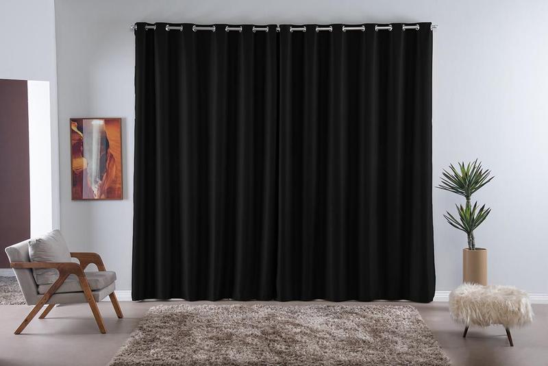 Cortina Blackout 3,00 x 2,50 Tecido Grosso Blecaute 3 Metros Corta Luz 100% Janela Quarto Sala Varao Menor preço em Cortina Blackout 3,00 x 2,50 Tecido Grosso Blecaute 3 Metros Corta Luz 100% Janela Quarto Sala Varao
