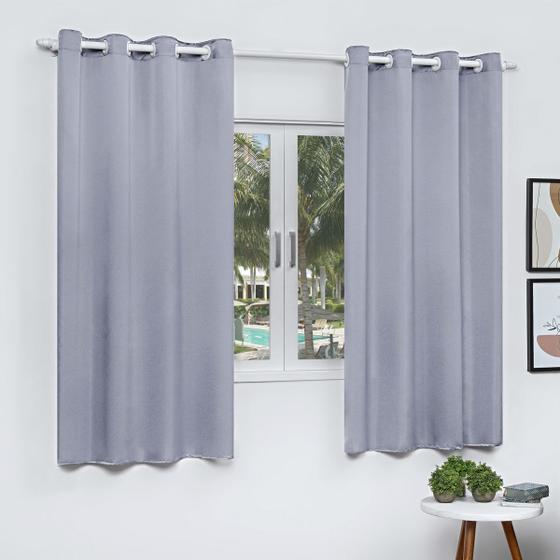 Cortina Blackout Blecaute Corta Luz Liso 2,80x1,40m Cinza Menor preço em Cortina Blackout Blecaute Corta Luz Liso 2,80x1,40m Cinza