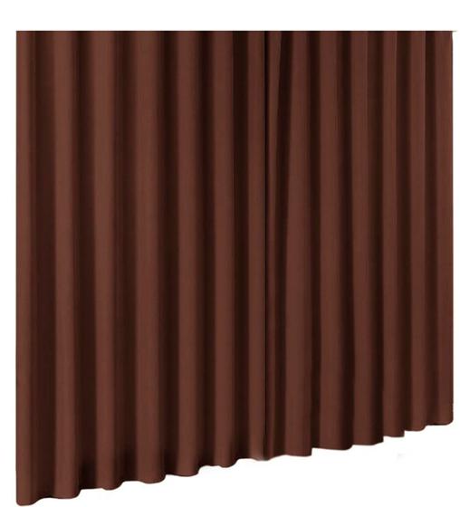 Cortina Blackout Coliseu 4,00m X 1,35m Trilho Antigo Chrisney