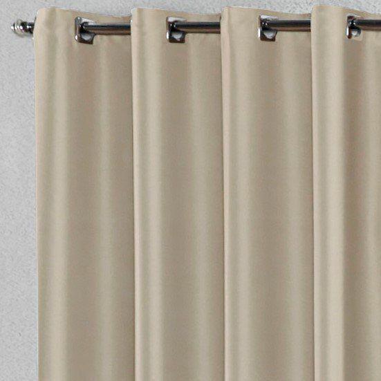 Cortina Blackout Corta Luz Tecido Antialérgico Bege 2,80 x 1,70 para Varão Simples 2,00 Metros Menor preço em Cortina Blackout Corta Luz Tecido Antialérgico Bege 2,80 x 1,70 para Varão Simples 2,00 Metros