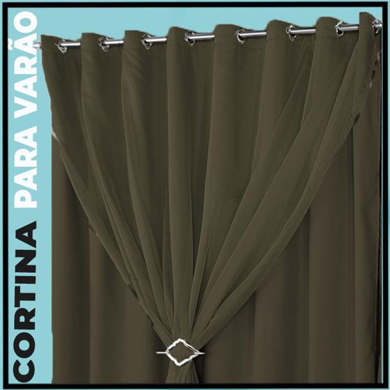 Imagem de Cortina Blackout De 5,50x2,70 Corta Luz com blackout