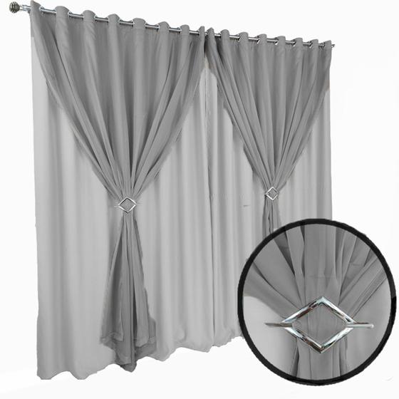 Imagem de Cortina Blackout De 7x2,90 Corta Luz com blackout