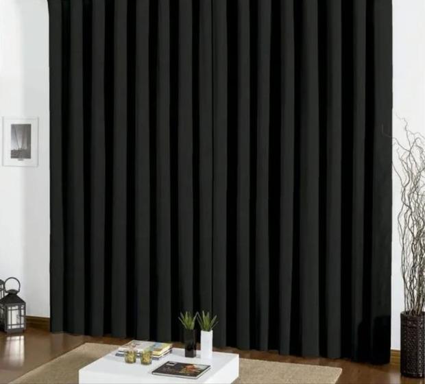 Cortina Blackout Em Tecido 3,00 X 2,50 Corta Luz Menor preço em Cortina Blackout Em Tecido 3,00 X 2,50 Corta Luz