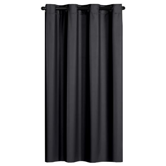 Imagem de Cortina Blackout Janela Pequena PVC Preta 1,40x1,60