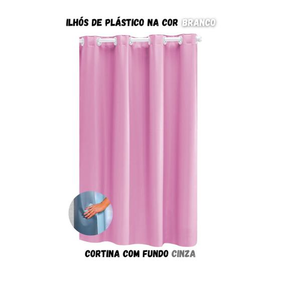 Imagem de Cortina Blackout para Sala ou Quarto PVC (plástico) UMA FOLHA Rústica 1,00M x 90CM com 100% Blecaute