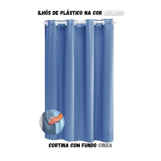 Imagem de Cortina Blackout para Sala ou Quarto PVC (plástico) UMA FOLHA Rústica 1,40M x 80CM com 100% Blecaute