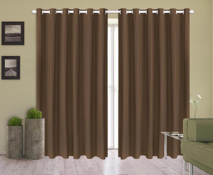 Imagem de Cortina Blackout PVC 3,00x1,80 Bloqueia a Luz Sala e Quarto