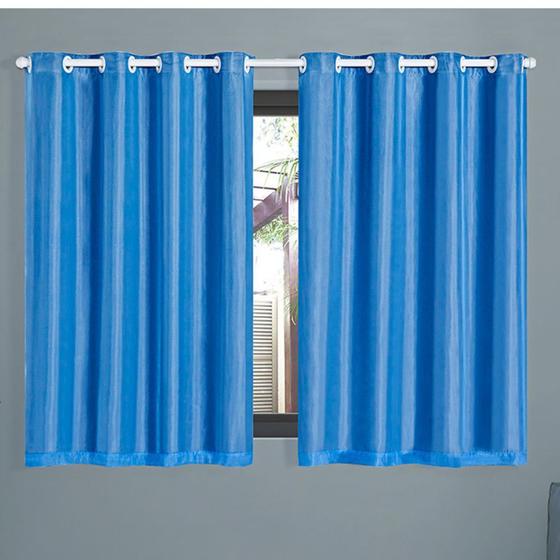 Imagem de Cortina Blackout PVC Com Voil  para Sala ou Quarto 2,80m X 1.60m