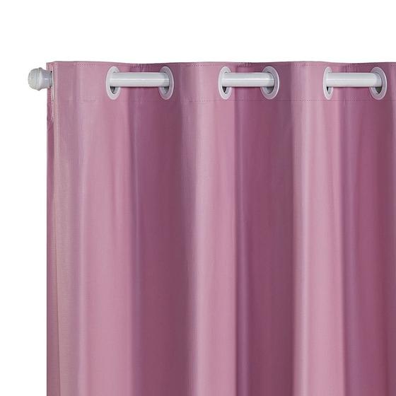 Cortina Blackout PVC corta 100 % a luz 2,80 m x 1,80 m Rosa - Bella Vita Imagem de Cortina Blackout PVC corta 100 % a luz 2,80 m x 1,80 m Rosa