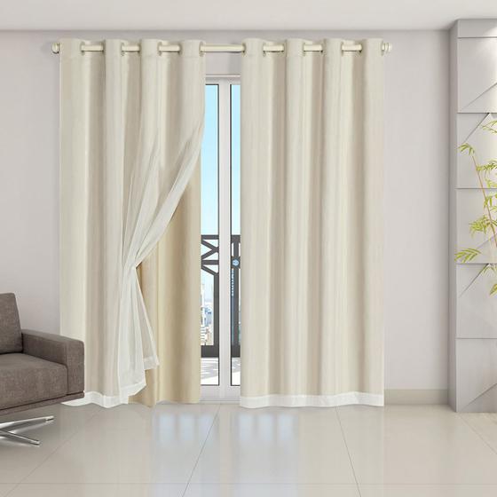 Imagem de Cortina Blackout PVC corta 100% a luz 2,80M x 2,30M