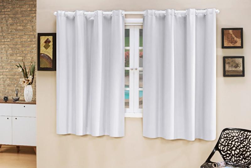 Imagem de Cortina Blackout PVC Lisa 2,20x1,30 Filomena - Branco