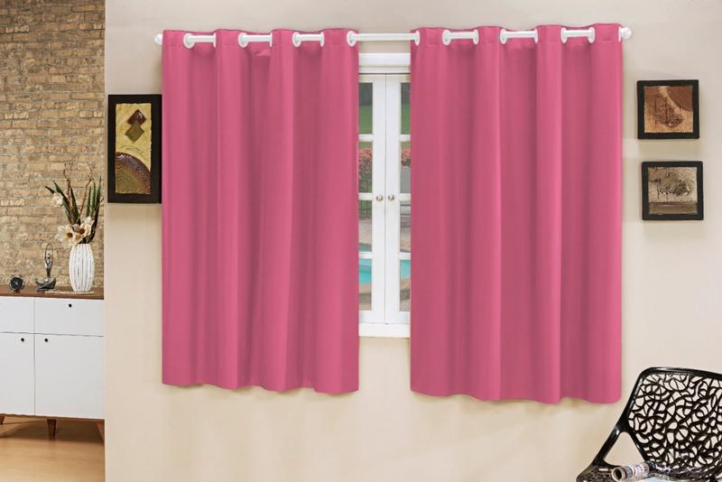 Imagem de Cortina Blackout PVC Lisa 2,20x1,30 Filomena - Pink