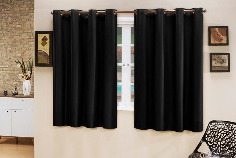 Imagem de Cortina Blackout PVC Lisa 2,20x1,30 Filomena - Preto