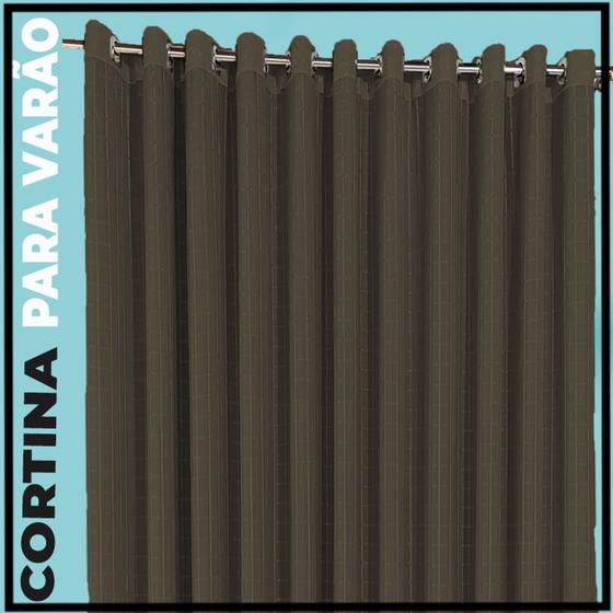 Imagem de cortina blackout quarto corta luz 6,00 x 2,40 Milam preto