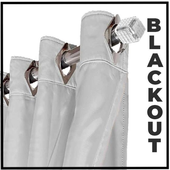 Imagem de Cortina Blecaute Blackout 7x2,80 Corta Luz Ana preto