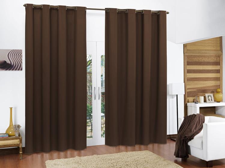 Imagem de cortina blecaute cortina blackout corta luz cortina de PVC cortina 5,60(larg) x 2,10(alt) cortina pra sala/quarto