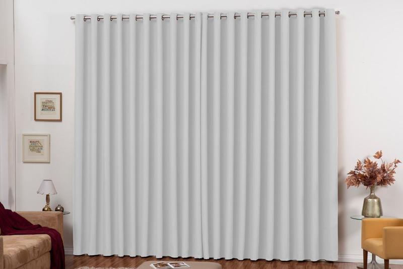 Cortina Blecaute de Tecido Grosso Blackout 3 Metros Corta Luz 3,00x2,80 Janela Quarto Sala Varao é boa?