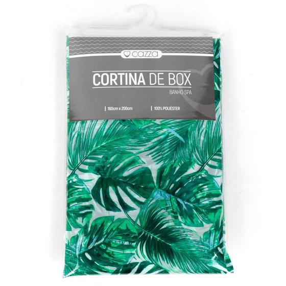 Imagem de Cortina Box 160x200 Poliéster Selva Cazza Verde