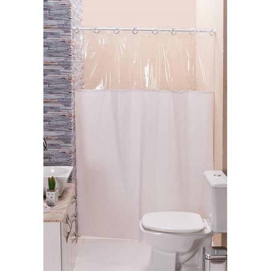 Cortina Box para Banheiro PVC Antimofo Branca 1,40 x 1,98 cm com Ilhós para Varão 1,20 Metros é ruim? Cortina Box para Banheiro PVC Antimofo Branca 1,40 x 1,98 cm com Ilhós para Varão 1,20 Metros é boa?