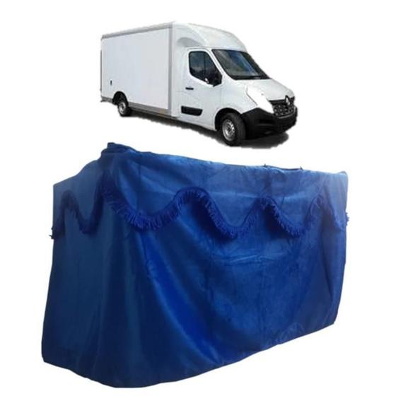 Imagem de Cortina Chinil Com Babado Traseira Para Renault Master ul