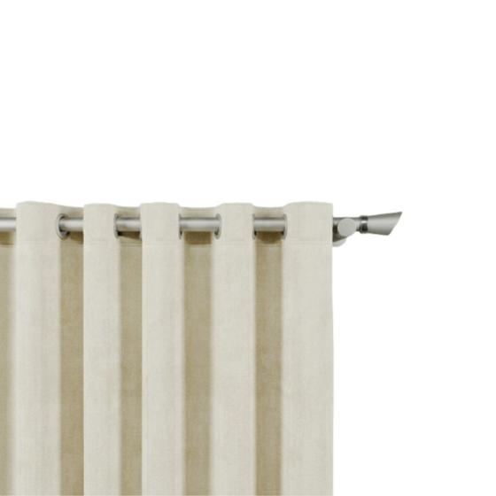 Imagem de Cortina com Toque Macio 400 X 230 Cm Velus Bege