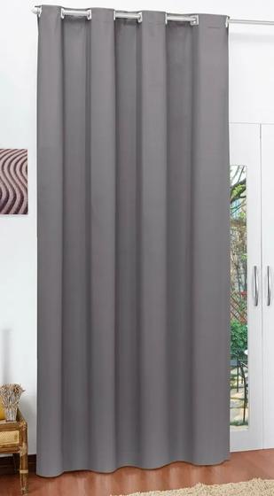 Cortina Corta Luz Pvc Plástico Para Porta 1,40m X 2,30m Cinza Menor preço em Cortina Corta Luz Pvc Plástico Para Porta 1,40m X 2,30m Cinza