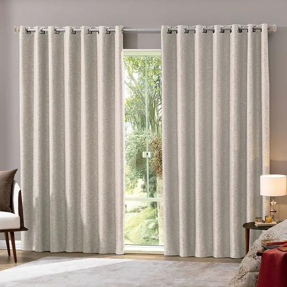 Cortina Corta Luz Tecido Linen 4,20m x 2,50m Areia é ruim? Cortina Corta Luz Tecido Linen 4,20m x 2,50m Areia é boa?