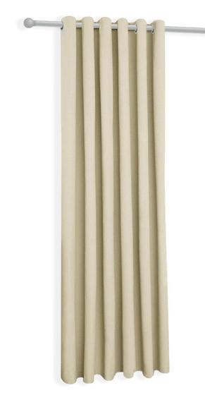 Imagem de Cortina Creme Oxford Uma Folha 150X250 Sala/Quarto Fabritex Enxovais