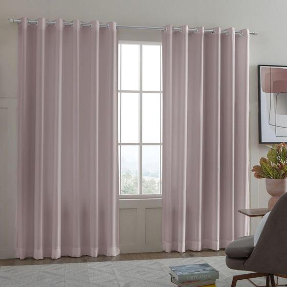 Imagem de Cortina De Chiffon Para Sala Seven Têxtil Serenity 250 x 384 cm