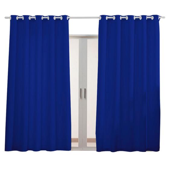 Imagem de Cortina de Janela Tecido Grosso OXFORD 3,00M x 3,00M para Sala Quarto e Escritório Cores Vivas
