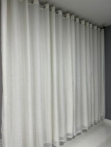 Imagem de Cortina de linho e forro sala/quarto 5,80 x 2,60