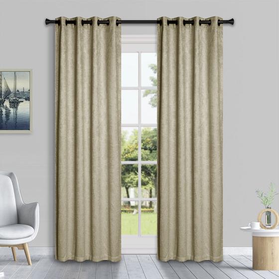 Imagem de Cortina de Tecido Semi Blackout Madri Taupe 2,60x2,30m Pemogo