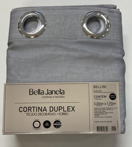 Imagem de Cortina Duplex 3,00 x 1,70 Bellini Bella Janela