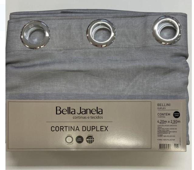 Imagem de Cortina Duplex 4,20 x 2,50 Bellini Bella Janela