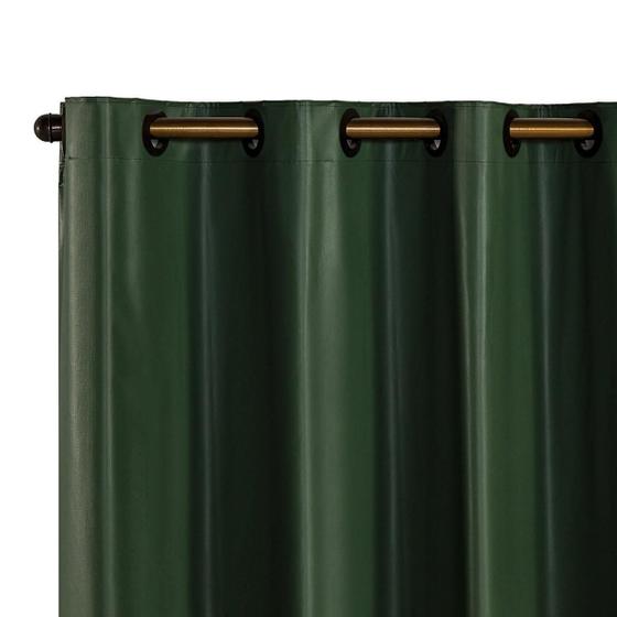 Imagem de Cortina Folha Blackout Pvc 1,10M X 1,30M Uma Parte Verde