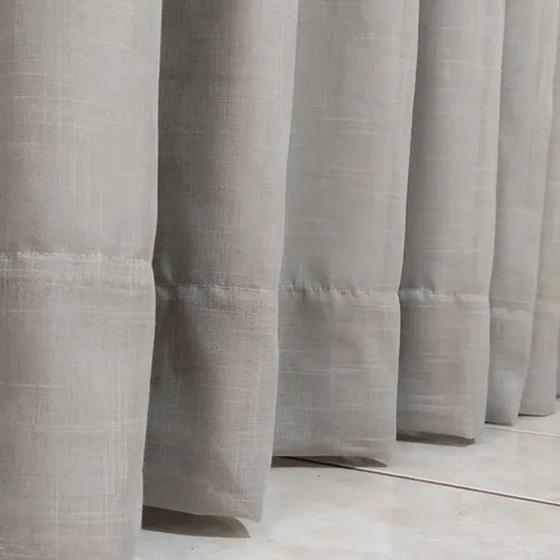 Imagem de Cortina Gase De Linho Com Blackout 6,00x2,50 Para Sala Quarto