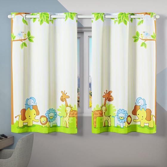 Cortina Infantil Menino Menina 2,00 Dinossauro Navio Quarto Menor preço em Cortina Infantil Menino Menina 2,00 Dinossauro Navio Quarto
